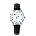 Women's Pedre Largo watch with black leather strap